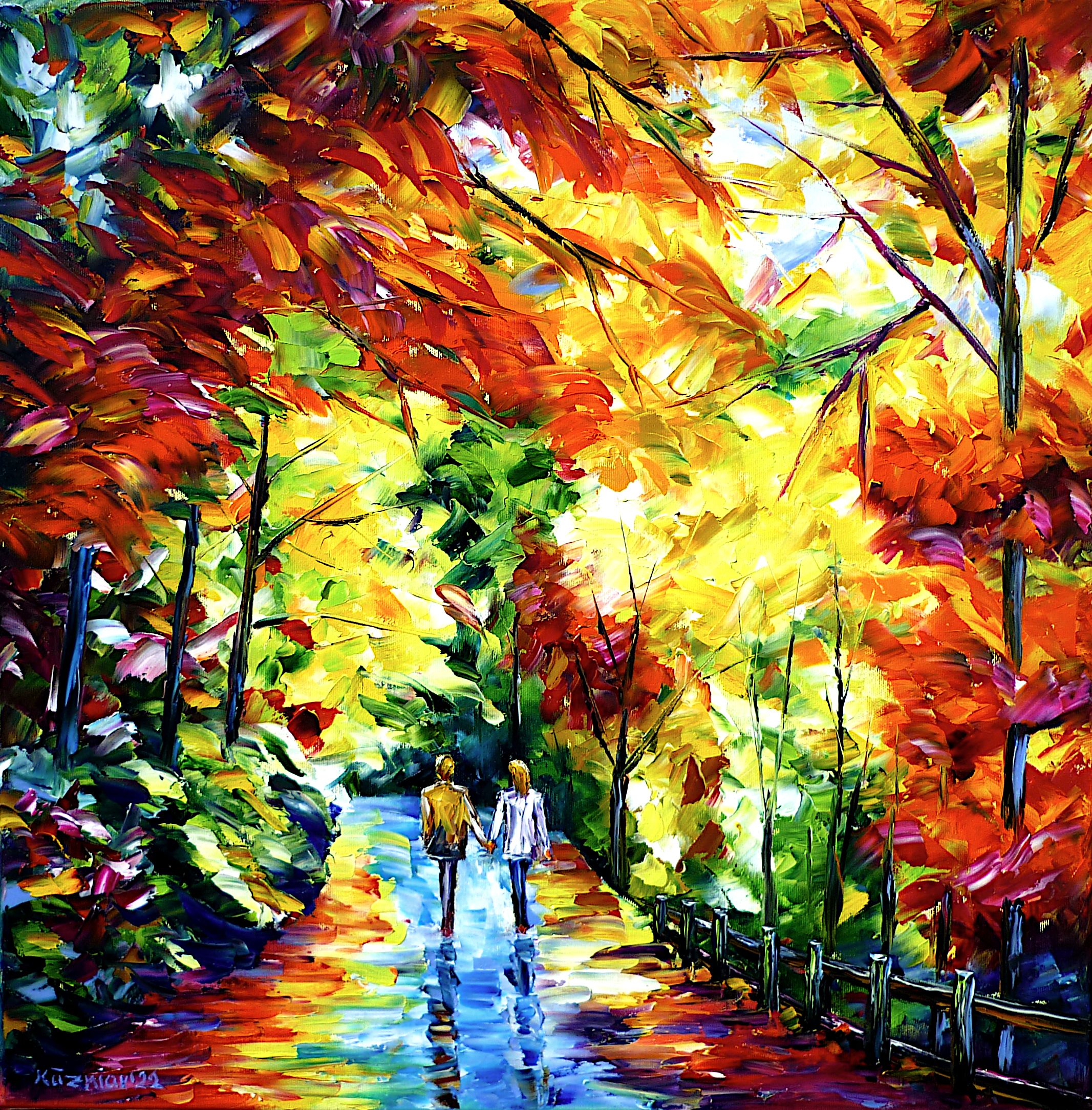 colorful autumn park,loving couple in autumn,lovers in autumn,autumn walk,park walk,people in love,lovers in the park,walking in the park,hand in hand,holding hands,love,autumn mood,romantic,romantic scene,romantic day,Autumn romance,autumn forest,forest walk,forest in autumn,walk in the forest,forest painting,colorful forest,I love you,autumn joy,people in the park,People in autumn,colourful,mood,autumn lovers,I love autumn,park landscape,autumn landscape,autumn trees,colorful autumn,lively autumn,autumn colors,autumn painting,autumn picture,sunny autumn day,autumn abstract,red autumn,autumn leaves,autumn beauty,autumn impression,autumn light,autumn,autumn love,landscape painting,square format,square picture,square painting,yellow red green,palette knife oil painting,modern art,impressionism,abstract painting,lively colors,colorful painting,bright colors,light reflections,impasto painting,figurative