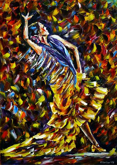 oilpainting, impressionism, dance, dancing, spain, flamencodancers, andalusia, dancers, music