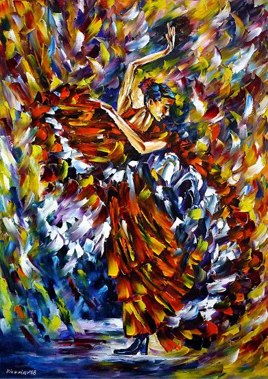oilpainting,modern,impressionism,dancing,dance,spain,spanishdance,music,andalusia,spanishwoman