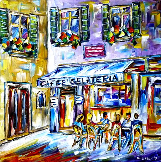 cafeinvenice,cafepainting,italianstreetcafe,cafeoutside,peopleincafe,sittingincafe,sittingoutside,galeteria,cafeflair,cafemood,italylove,southernidyll,paletteknifeoilpainting,modernart,impressionism,artdeco,abstractpainting,livelypainting,colorfulpainting,italypainting,italiaamore,venicepainting,pinkpainting,pinkcolours,violetpainting,violetcolours,livelycolours,3dpainting,3doilpainting,3dpicture,3dimage,3dartwork